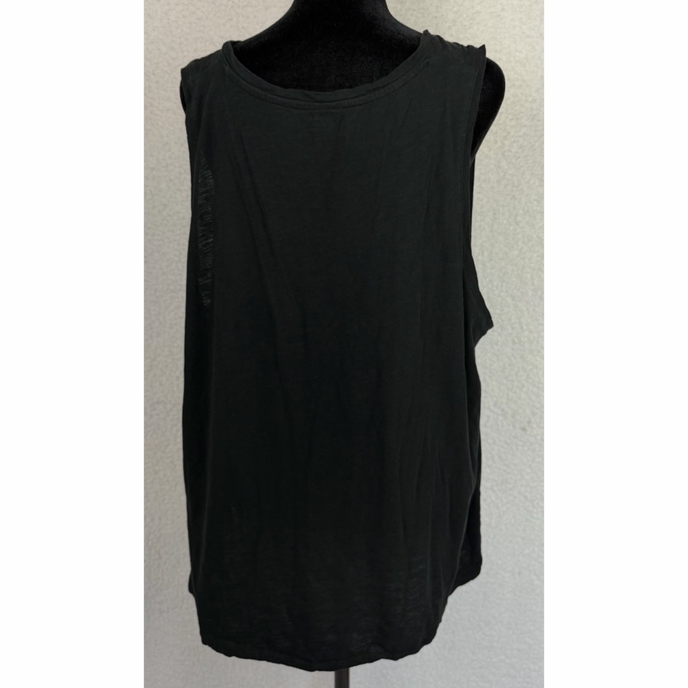 MADEWELL • Black V-Neck Sleeveless Basic Tank Top, 2X - Picture 6 of 8